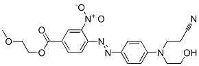 CAS#: 85136-56-7, 2-Methoxyethyl 4-[[4-[(2-Cyanoethyl)(2-Hydroxyethyl)Amino]Phenyl]Azo]-3-Nitrobenzoate