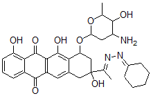 CAS#: 85145-53-5, Carminomycin 13-Cyclohexylidenehydrazone