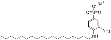 CAS 登录号：85204-33-7， 3-氨基-4-(十八烷基氨基)苯磺酸钠