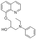 CAS 登录号：85239-27-6， 1-(乙基苯基氨基)-3-(8-喹啉基氧基)-2-丙醇