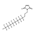 CAS#: 852527-40-3, 1-(4,4,5,5,6,6,7,7,8,8,9,9,10,10,11,11,11-Heptadecafluoroundecyl)-1H-pyrrole-2,5-dione