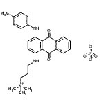 CAS#: 85283-80-3, 3-[[9,10-dioxo-4-(p-tolylamino)-1-anthryl]amino]propyl-trimethyl-ammonium phosphate