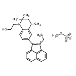 CAS 登录号：85283-88-1， 1-乙基-2-[1-(2-羟基乙基)-2,2,4-三甲基-1,2,3,4-四氢-6-喹啉基]苯并[Cd]吲哚鎓甲基硫酸盐