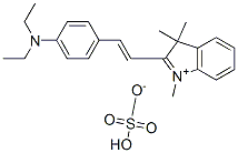 CAS 登录号：85283-95-0， 2-[2-[4-(二乙基氨基)苯基]乙烯基]-1,3,3-三甲基-3H-吲哚鎓硫酸氢盐