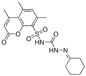 CAS#: 85302-48-3, 3-(Cyclohexylideneamino)-1-(4,5,7-Trimethyl-2-Oxo-Chromen-8-Yl)Sulfonyl-Urea