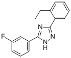 CAS 登录号：85303-83-9， 3-(2-乙基苯基)-5-(3-氟苯基)-1H-1,2,4-三唑