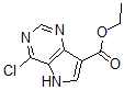 CAS 登录号：853058-42-1， 4-氯-5H-吡咯并[3,2-d]嘧啶-7-羧酸乙酯