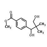 CAS#: 853180-34-4, Methyl 4-(1,3-dihydroxy-2,2-dimethylpropyl)benzoate