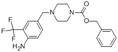 CAS#: 853297-17-3, 4-(4-Cbz-Piperazin-1-Yl-Methyl)-2-Trifluoromethylaniline