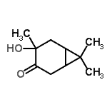 CAS#: 85391-89-5, 4-Hydroxy-4,7,7-trimethylbicyclo[4.1.0]heptan-3-one