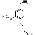 CAS#: 854207-58-2, 1-(3-Methoxy-4-propoxyphenyl)methanamine