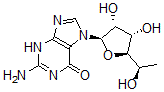 CAS 登录号：85421-88-1， 7-(6'-脱氧-beta-D-异呋喃糖基)鸟嘌呤
