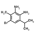 CAS#: 854403-53-5, 4-Bromo-6-isopropyl-3-methyl-1,2-benzenediamine