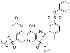 CAS#: 85455-41-0, Disodium 5-(Acetylamino)-4-Hydroxy-3-[[2-Methyl-5-[(Phenylamino)Sulphonyl]Phenyl]Azo]Naphthalene-2,7-Disulphonate