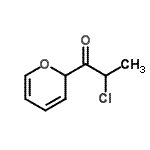 CAS#: 854667-30-4, 2-Chloro-1-(2H-pyran-2-yl)-1-propanone