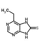 CAS#: 854695-33-3, 6-Ethyl-7,9-dihydro-8H-purine-8-thione