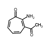CAS 登录号：85470-06-0， 3-乙酰基-2-氨基-2,4,6-环庚三烯-1-酮