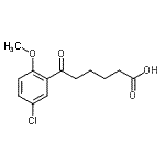 CAS#: 854879-20-2, 6-(5-Chloro-2-methoxyphenyl)-6-oxohexanoic acid