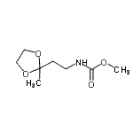 CAS#: 854890-30-5, methyl N-[2-(2-methyl-1,3-dioxolan-2-yl)ethyl]carbamate