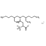 CAS 登录号：85567-61-9， 4-[二(2-乙基己基)氨基]-4-氧代-2-磺酸-丁酸酯钠盐(1:1)