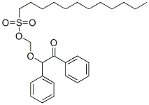 CAS 登录号：85586-69-2， (2-氧代-1,2-二苯基乙氧基)甲基十二烷-1-磺酸酯