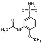 CAS#: 85605-29-4, N-(2-Methoxy-5-sulfamoylphenyl)acetamide