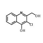 CAS#: 856086-91-4, 3-Chloro-2-(hydroxymethyl)-4-quinolinol