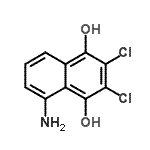 CAS#: 856291-77-5, 5-Amino-2,3-dichloro-1,4-naphthalenediol