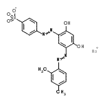 CAS#: 85631-83-0, Sodium 4-({5-[(2,4-dimethylphenyl)diazenyl]-2,4-dihydroxyphenyl}diazenyl)benzenesulfonate