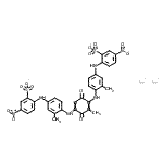 CAS#: 85650-79-9, Disodium 2,2'-{(2-methyl-3,6-dioxo-1,4-cyclohexadiene-1,4-diyl)bis[imino(3-methyl-4,1-phenylene)imino]}bis(5-nitrobenzenesulfonate)