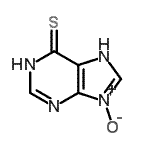 CAS 登录号：856611-14-8， 1,7-二氢-6H-嘌呤-6-硫酮9-氧化物