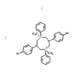 CAS 登录号：85684-43-1， 1,5-二(4-溴苯基)-3,7-二甲基-3,7-二苯基-1,5,3,7-二氮杂二磷杂环辛烷二碘化物