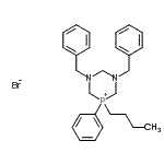 CAS#: 85684-46-4, 1,3-Dibenzyl-5-butyl-5-phenyl-1,3,5-diazaphosphinan-5-ium bromide