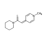 CAS#: 856852-28-3, 2-(1-Methyl-4(1H)-pyridinylidene)-1-(1-piperidinyl)ethanethione