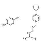 CAS#: 85689-83-4, N-{[(4-Cyclopentylbenzyl)oxy]methyl}-2-propanamine (2Z)-2-butenedioate (1:1)