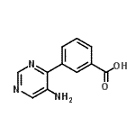 CAS#: 856905-14-1, 3-(5-Amino-4-pyrimidinyl)benzoic acid
