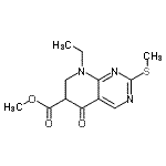 CAS#: 85702-59-6, Methyl 8-ethyl-2-(methylsulfanyl)-5-oxo-5,6,7,8-tetrahydropyrido[2,3-d]pyrimidine-6-carboxylate