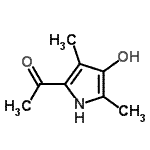 CAS#: 85708-06-1, 1-(4-Hydroxy-3,5-dimethyl-1H-pyrrol-2-yl)ethanone