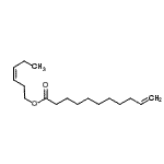 CAS 登录号：85711-95-1， (3Z)-3-己烯-1-基10-十一碳烯酸酯