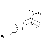 CAS 登录号：85717-26-6， [(1S,2R,4S)-1,7,7-三甲基降冰片烷-2-基]戊酸酯