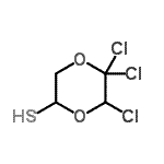 CAS#: 857196-89-5, 5,5,6-Trichloro-1,4-dioxane-2-thiol
