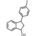 CAS#: 85721-01-3, 3-(4-Fluorophenyl)-1-indanol