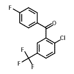 CAS 登录号：85721-08-0， [2-氯-5-(三氟甲基)苯基](4-氟苯基)甲酮
