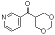 CAS 登录号：85727-04-4， 1,3-二恶烷-5-基(3-吡啶基)甲酮