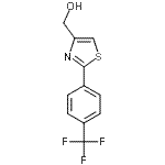 CAS 登录号：857284-25-4， {2-[4-(三氟甲基)苯基]-1,3-噻唑-4-基}甲醇