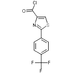 CAS 登录号：857284-28-7， 2-[4-(三氟甲基)苯基]-1,3-噻唑-4-甲酰氯