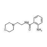 CAS 登录号：857486-15-8， 2-氨基-N-[2-(4-吗啉基)乙基]苯甲酰胺