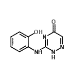 CAS 登录号：857492-03-6， 3-[(2-羟基苯基)氨基]-1,2,4-三嗪-5(2H)-酮