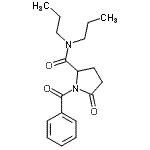 CAS 登录号：85760-90-3， 1-苯甲酰基-5-氧代-N,N-二丙基脯氨酰胺