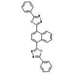 CAS#: 85765-25-9, 2,2'-(1,4-Naphthalenediyl)bis(5-phenyl-1,3,4-oxadiazole)